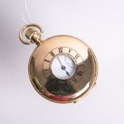 Herrentaschenuhr von John Young u. Exeter aus 750 GG (Birmingham, wohl 1910),