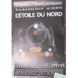 Ausstellungsplakat "Thétare Montparnasse-L'Ètoile du Nord", 31 rue de la Gaîté Paris 14e,