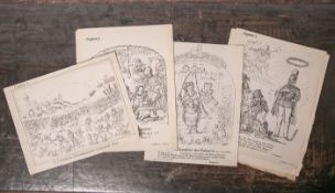 Konvolut von 7 Flugblättern aus dem Deutsch-Französischen Krieg 1870/71, Blätter 4 bis 10,