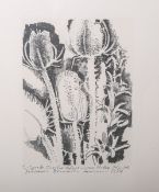 Sprotte, Siegward (1913 - 2004), bez. "Trockensträusse meiner Mutter" (1974), Lithografie,