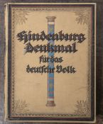 Lindenberg, Paul (Hrsg.), "Hindenburg-Denkmal für das Deutsche Volk-Eine Ehrengabe zum 75.