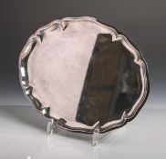 Ovales Tablett aus 800er Silber von Wilkens (Unterbodenpunzierung WILKENS,