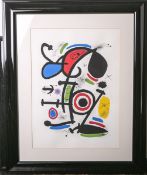 Miró, Joan (1893 - 1983), wohl aus der Serie "Magie blanche", Farblithografie, in der