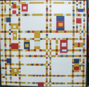 Unbekannter Künstler, wohl nach Piet Mondrian (1872 - 1944), "Broadway Boogie Woogie",