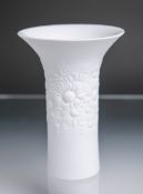 Kl. Vase (Rosenthal, studio-linie, grüne Unterbodenmarke), Weißporzellan, zylindrischer