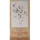 Ausstellungsplakat "Centenaire Kandinsky 1866-1944", 27 Juillet-18 Septembre, Foundation