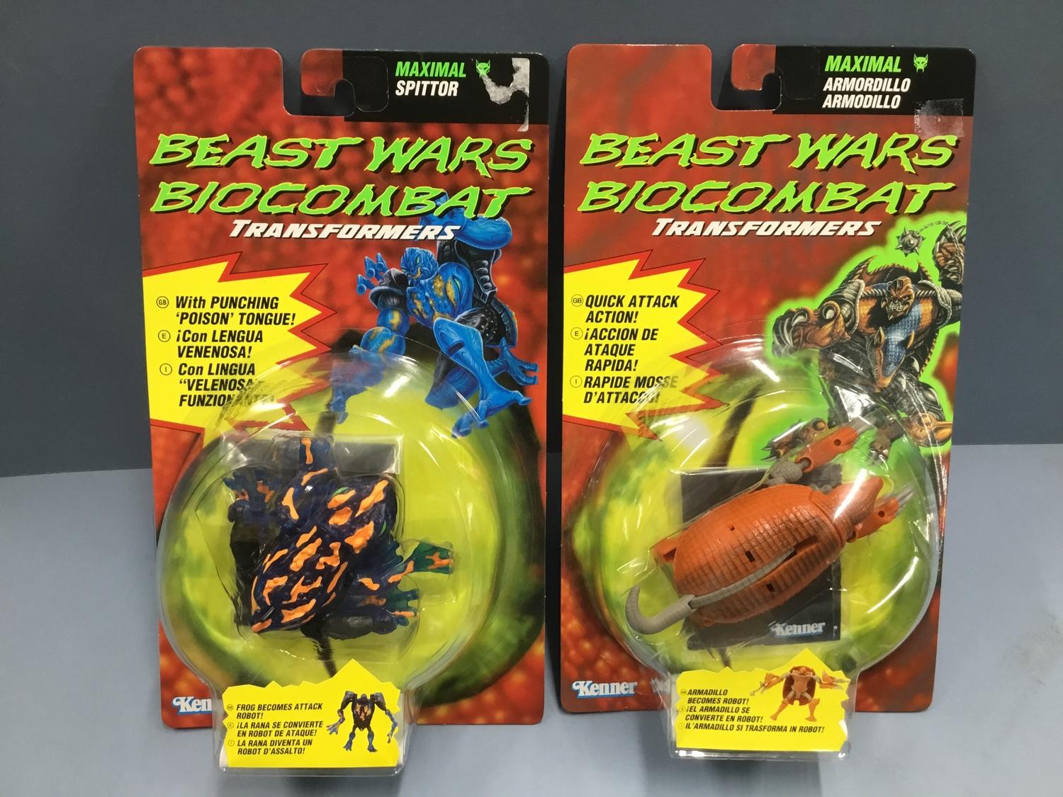 52 - Transformer Beast Wars Biocombat Maximal Armordillo & Spittor