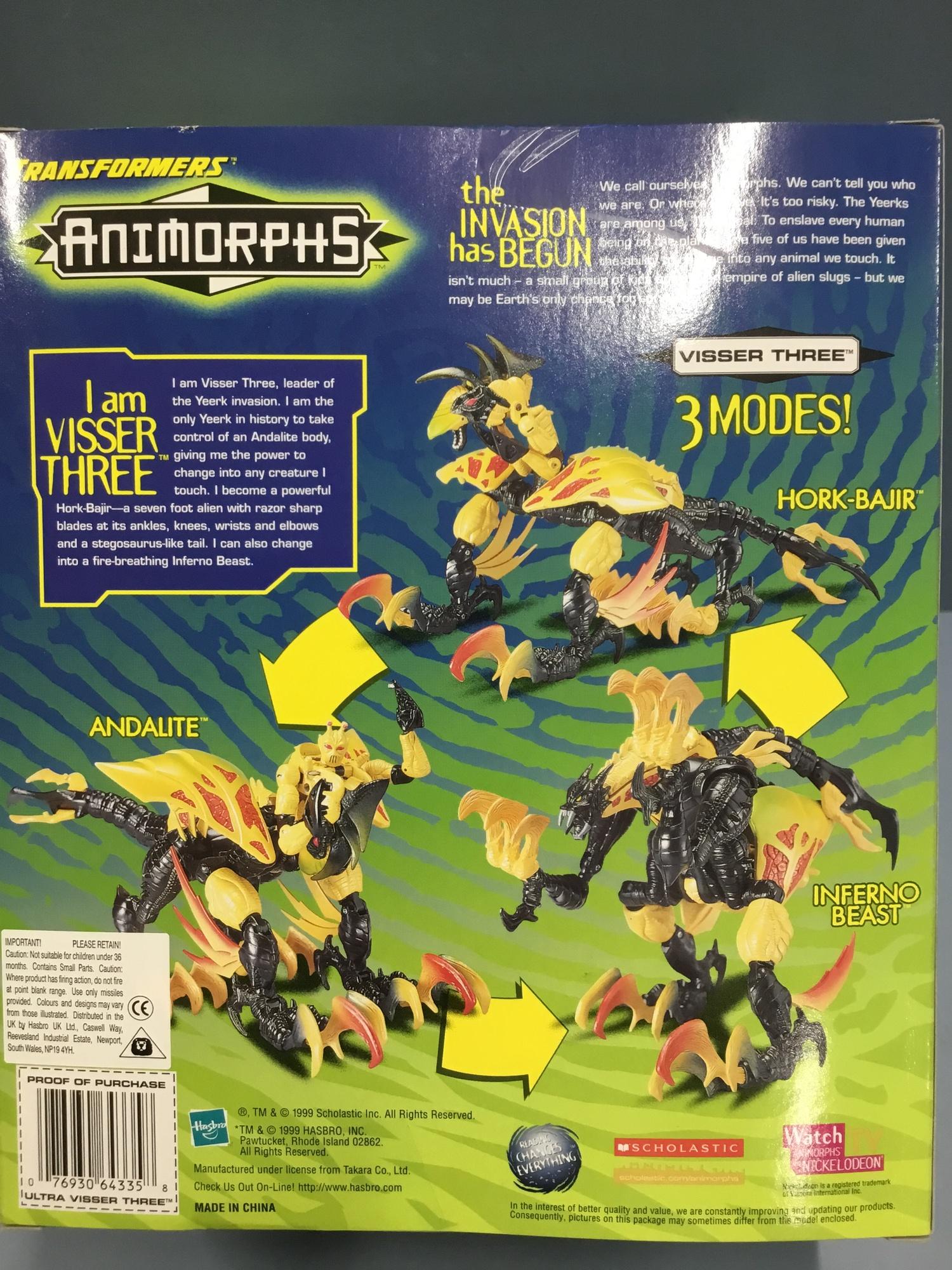 48 - Transformers Animorphs Visser Three - Image 2 of 2