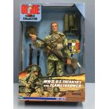 142 - GI Joe Classic Collection WWII U.S. Infantry With Flamethrower