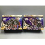 206 - Zoids Black Rhimos & Command Wolf Irvine Action Figure Model Kits