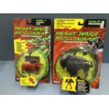 61 - Transformers Beast Wars Biocombat Maximal Bonecrusher & Razorbeast
