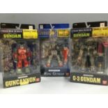 125 - Gundam Guncannon, G-3 Gundam & Wing Gundam Mobile Suits