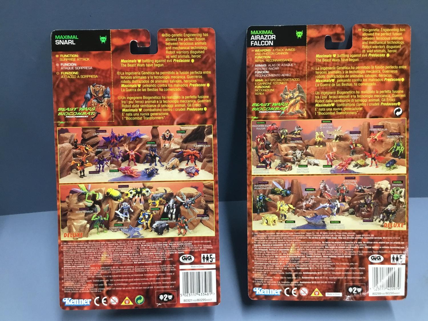 53 - Transformers Beast Wars Biocombat Maximal Airazor & Snarl - Image 2 of 2