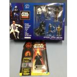 95 - Star Wars Classic Collectors Series Figurines & Darth Maul CommTalk Figure