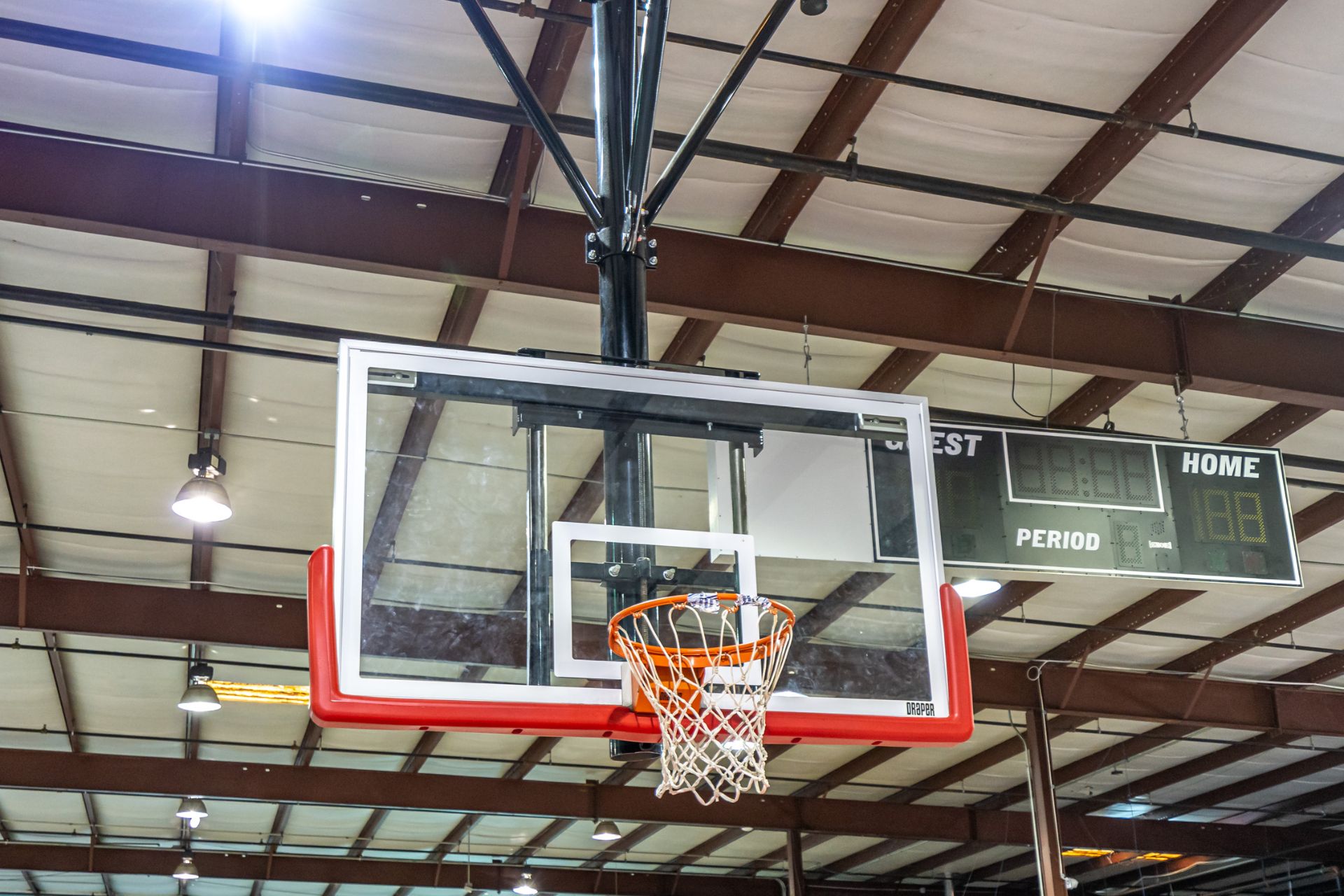 Pair of basketball backstops - Image 4 of 6