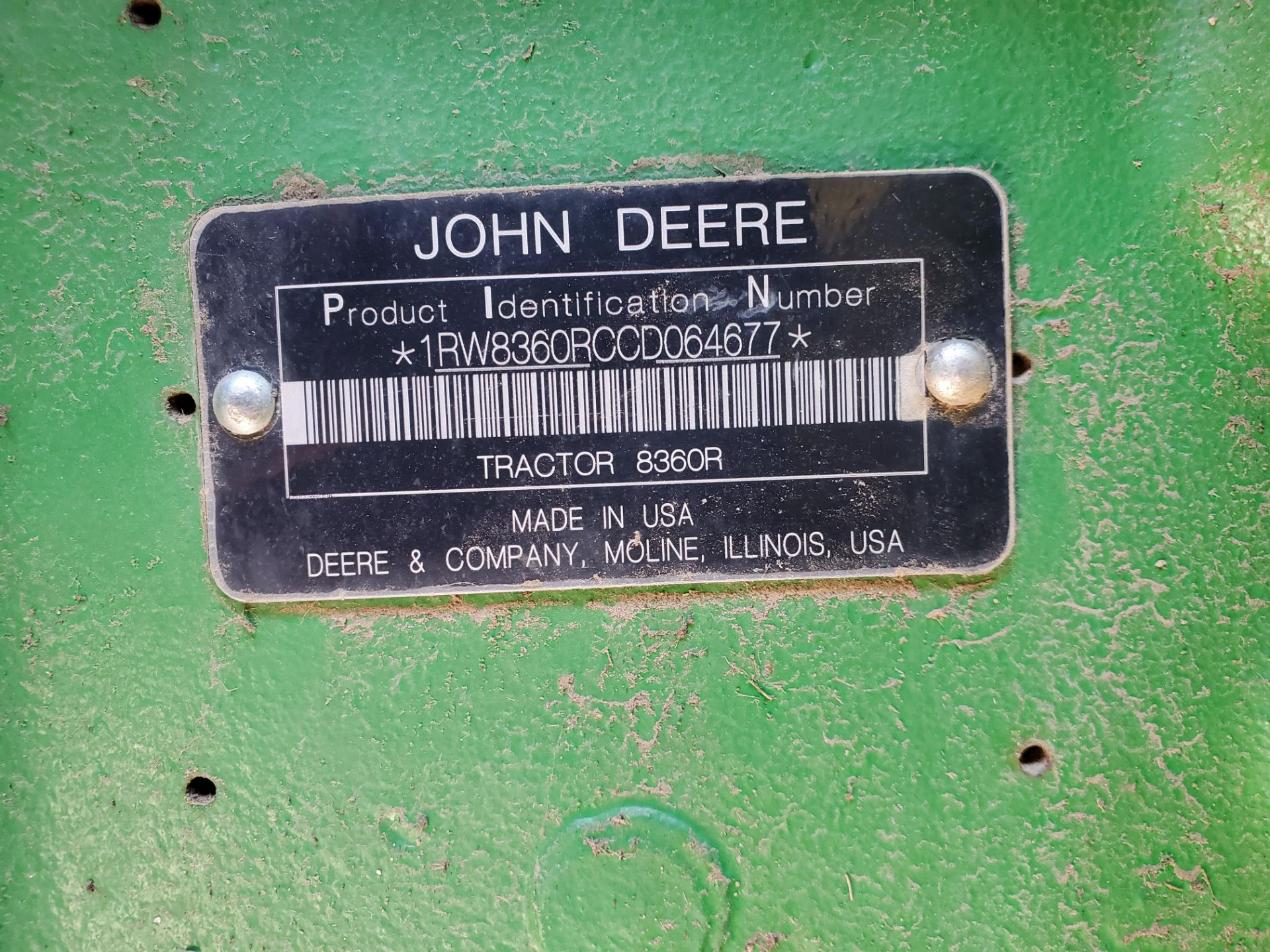 2012 John Deere 8360R Tractor - Image 14 of 14