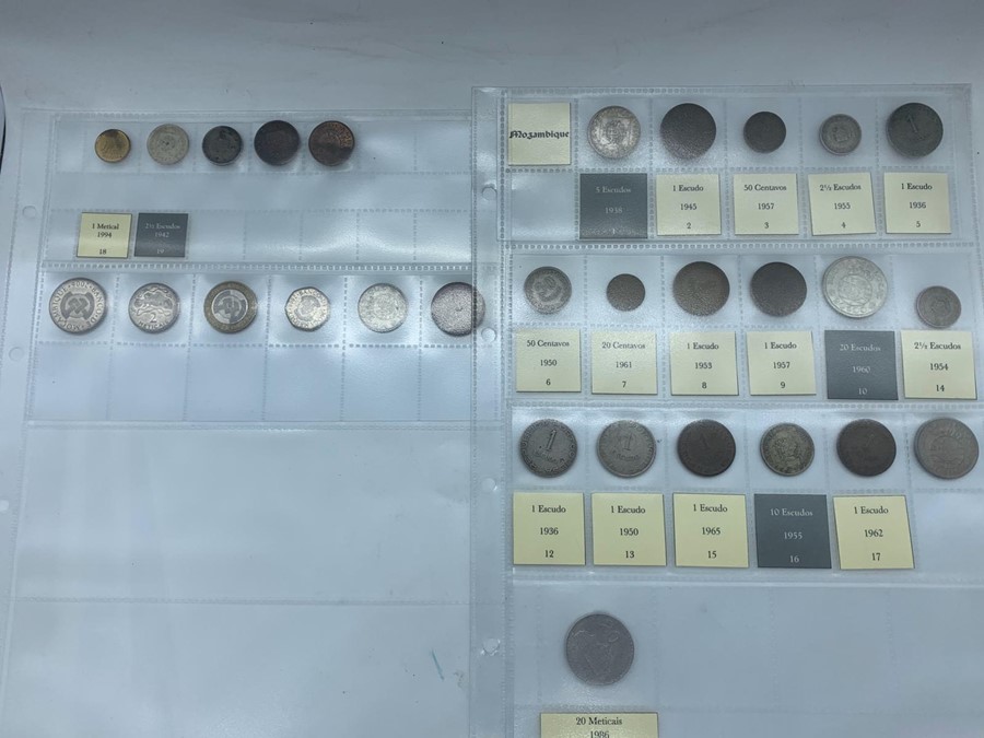 Twenty Nine coins of Mozambique including some silver from 1936 onwards.