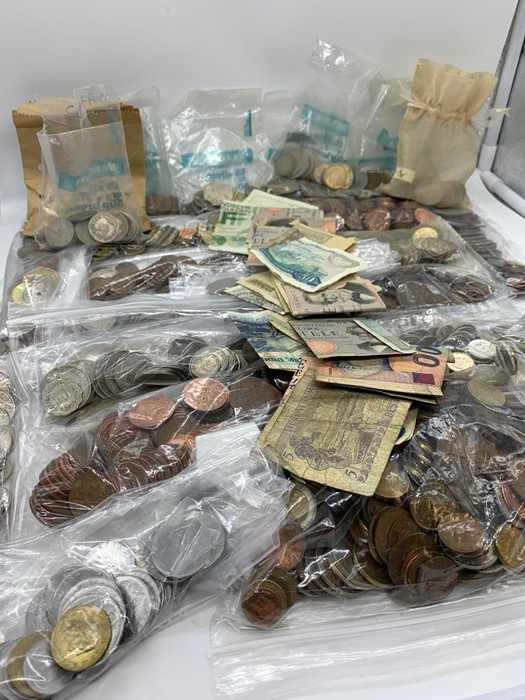 A Large Volume of coins, various countries, denominations and conditions. - Image 2 of 2