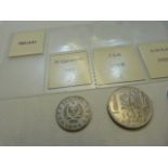 A Selection of Albania coins to include 0.05 Lek 20 Qindarka, 1 Lek, 0.5 Lek, 2 Lek, 1 Lek, 1 Lek,