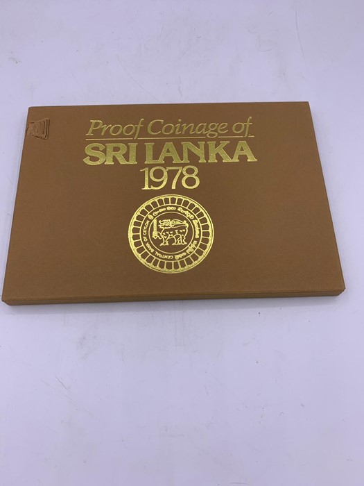 Commonwealth coin proof set for Sri Lanka 1978