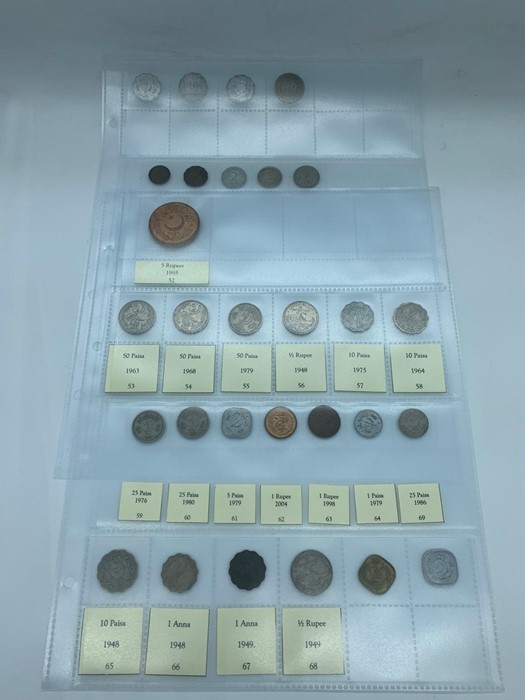 An Album of coins from Pakistan, eighty in total, various years and denominations. - Image 2 of 3