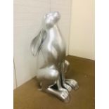 A Large silver hare, (Instagram Ready!!) (156cm tall)