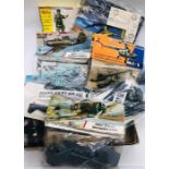 A mixture of unboxed kits in sealed bags