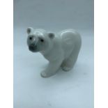 A Lladro figure of a polar bear