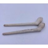 Two vintage Gore Hotel London clay pipes (Dated 1587-1953)
