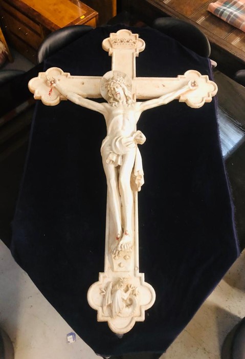 An Esmond Burton (1886-1964) original plaster Maquette of Jesus on the Cross from the clay model. - Bild 14 aus 15