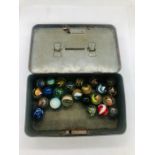 A selection of Victorian marbles