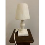 A 1960's Spanish Alabaster Chalice lamp.