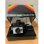 A Polaroid Square Shooter 2 Set Camera.