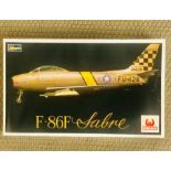 A boxed F-86F Sabre kit by Hales