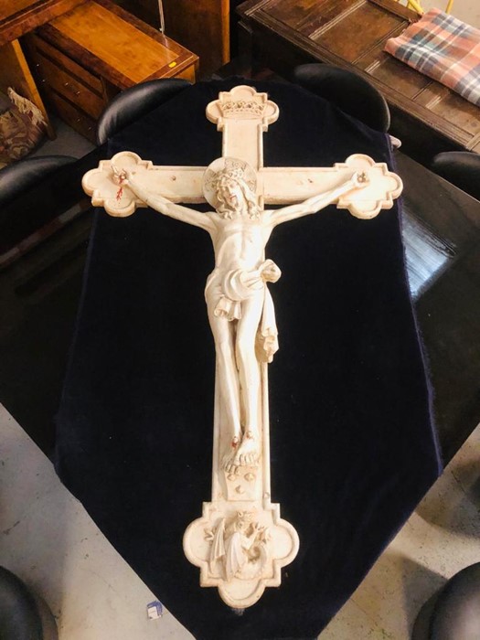 An Esmond Burton (1886-1964) original plaster Maquette of Jesus on the Cross from the clay model. - Bild 3 aus 15