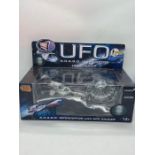 A boxed diecast UFO S.H.A.D.O interceptor with UFO saucer