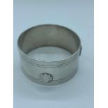 A South American silver napkin ring