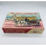 The Royal Barouche with Coachman and Greys construction kit by Paramount in original box