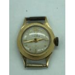 A 14 ct Pierce Ladies Watch, no strap (5.22g total weight)