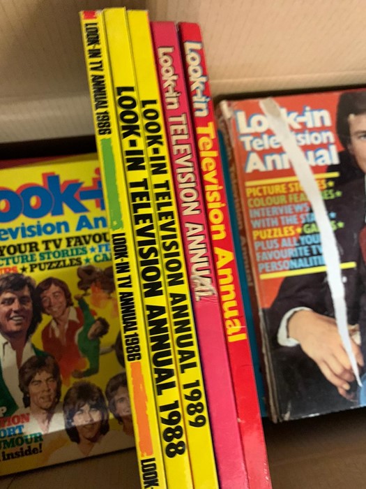 A large selection of Annuals and comics to include, Look In Television, Fab 208, Top of the Pops, - Image 2 of 2