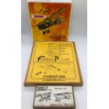 Three boxed kits to include an Aurora Breguet 14, a forma plane fieseler Fi 167A-0 and a veeday "