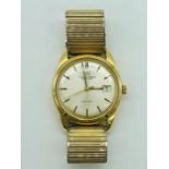 IWC International Watch Co Schaffhausen Automatic 18ct gold Gents watch 1970's (Engraved to back