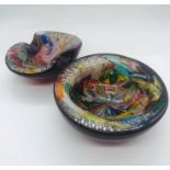 Aven Murano, two Tutti Frutti bowls c.1950's