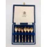 A Boxed set of Mappin and Webb Teaspoons