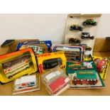 A selection of diecast promotional models