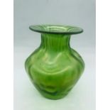 Loetz Crete Rusticana iridescent Art Nouveau glass vase 12 cms H c.1900