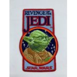 Rare Star Wars: Revenge of the Jedi Yoda Crew Patch from the personal collection of Pamela Mann-