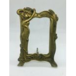 An Art Nouveau picture frame.