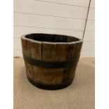 A small half barrel planter AF