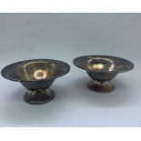 A pair of silver South American bowls (165g)